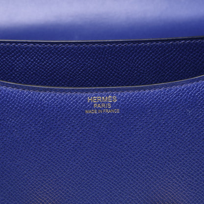 Hermes Epsom Constance 24 Bleu Electrique 5 of 10