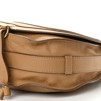Chloe Calfskin Medium Marcie Round Crossbody Bag Milky Coffee 9 of 16