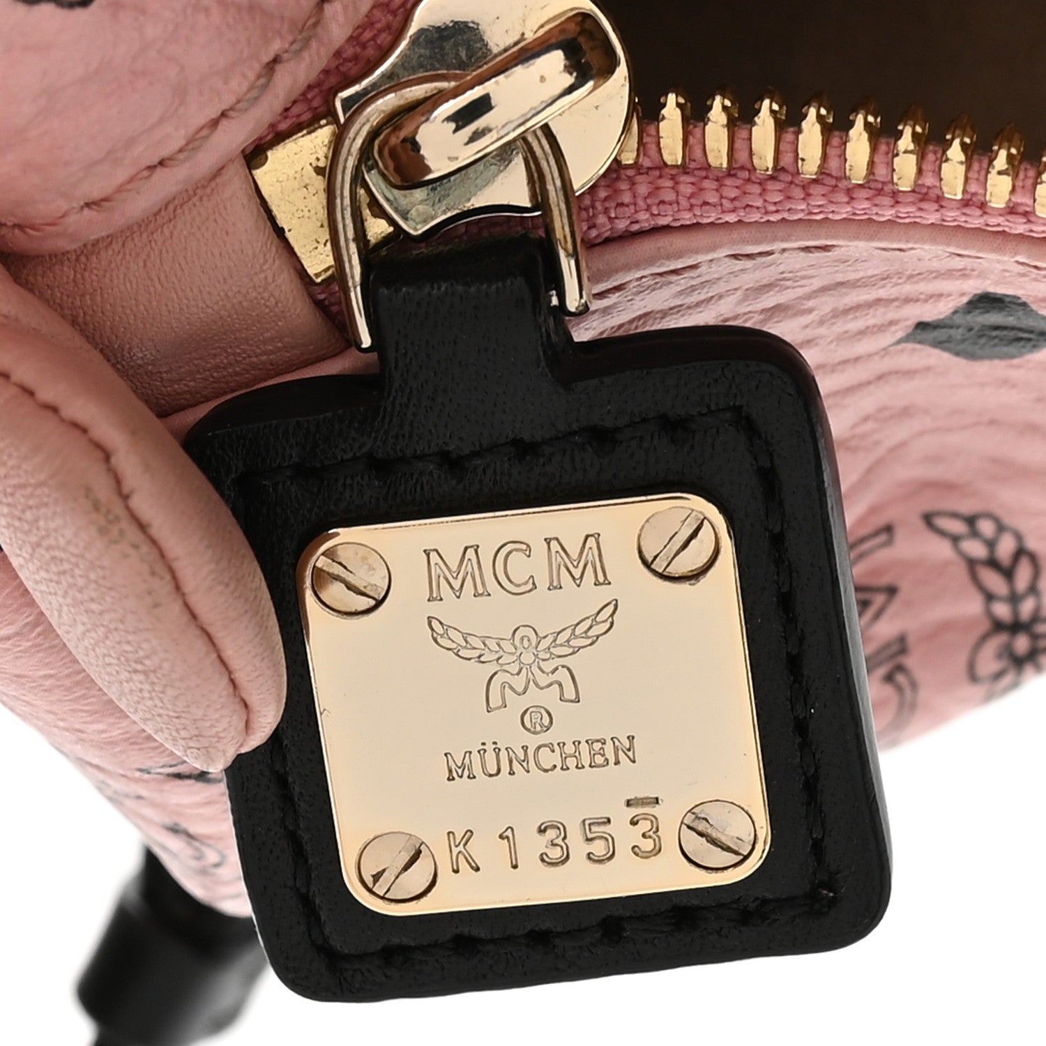 MCM Calfskin Visetos Rabbit Zoo Doll Backpack Soft Pink 7 of 10