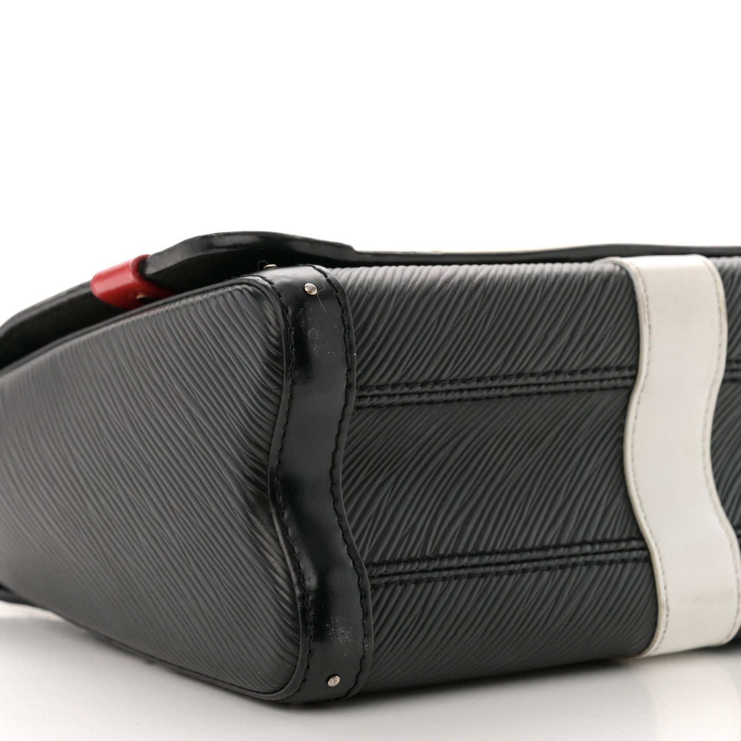 Epi Monogram Complice Trunks and Bags Twist Shoulder Bag MM Black
