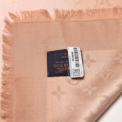 Louis Vuitton Silk Blurrygram Shawl Blush 4 of 4