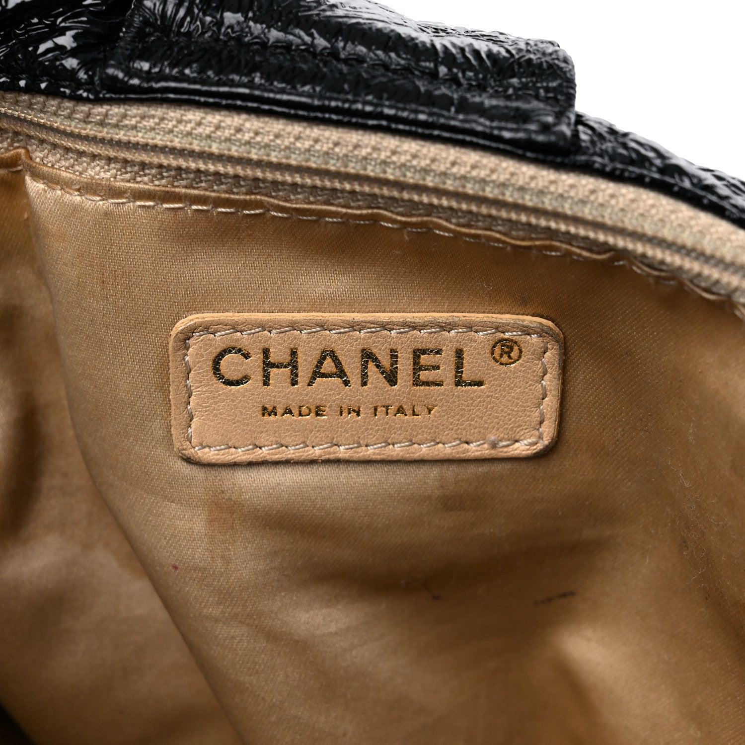 Chanel Vinyl XXL Rock and Chain Flap Black 6 of 20