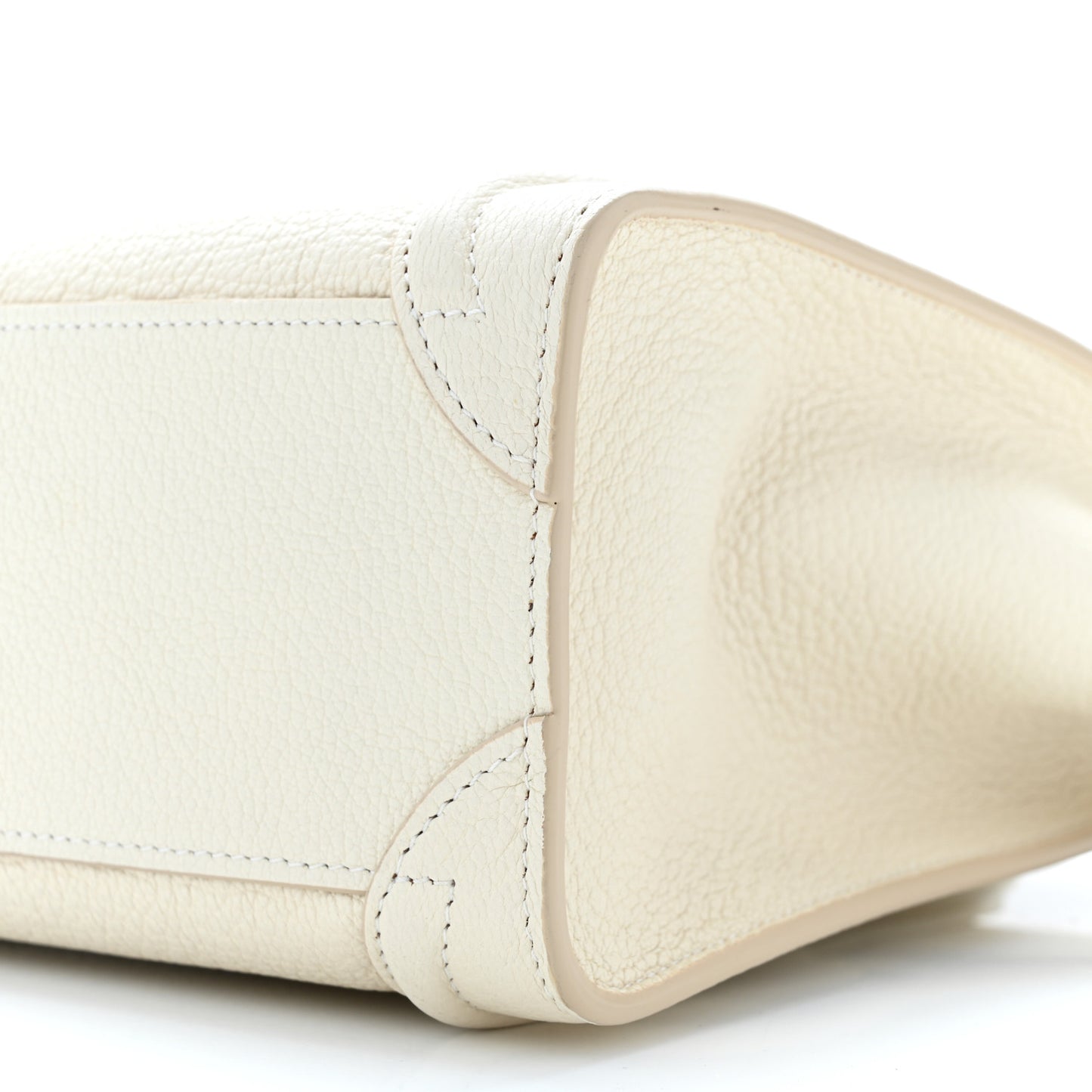 Goatskin Nano Luggage White