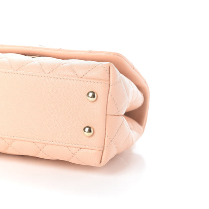 Chanel Caviar Quilted Mini Coco Handle Flap Light Pink 8 of 8