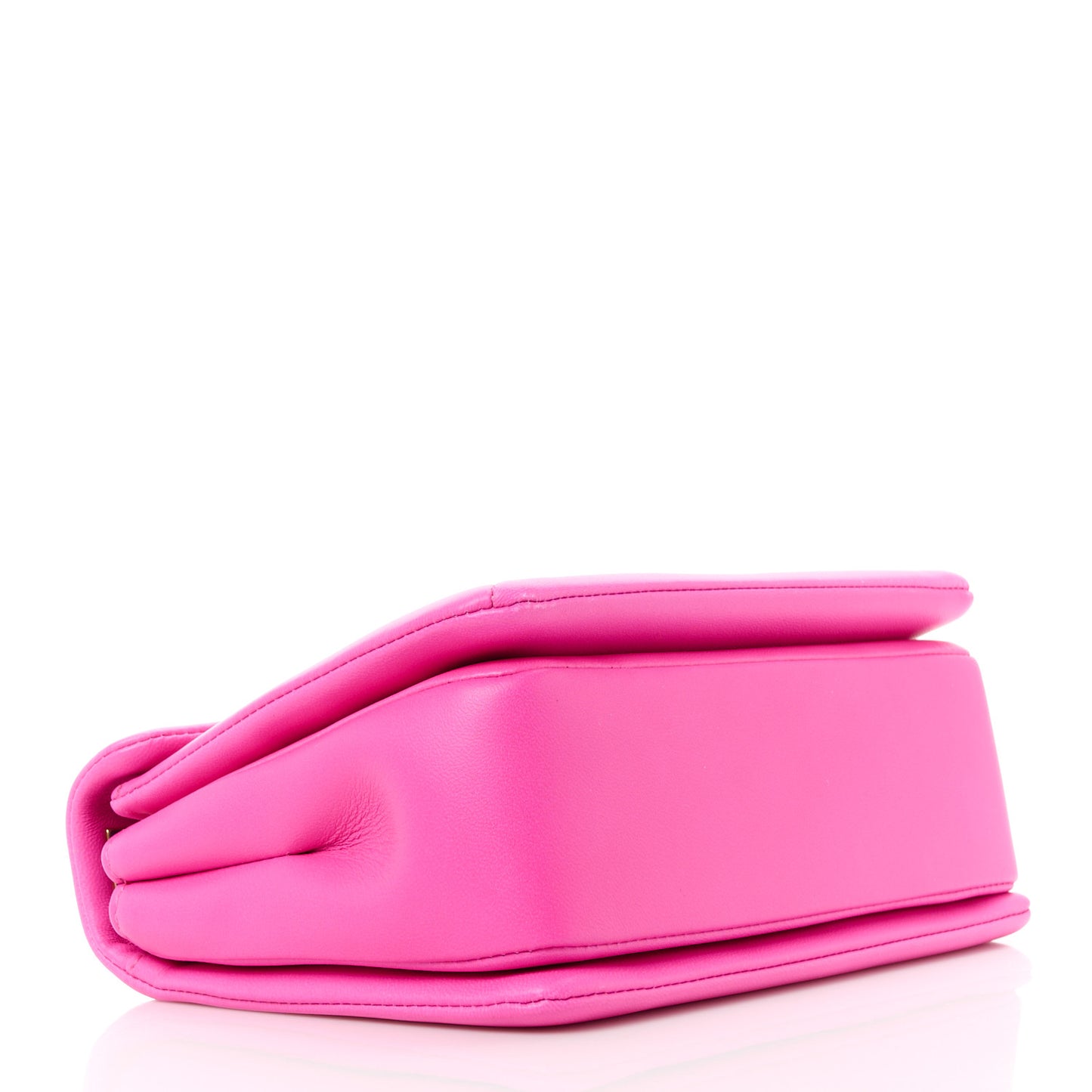 Nappa One Stud Chain Clutch Pink PP