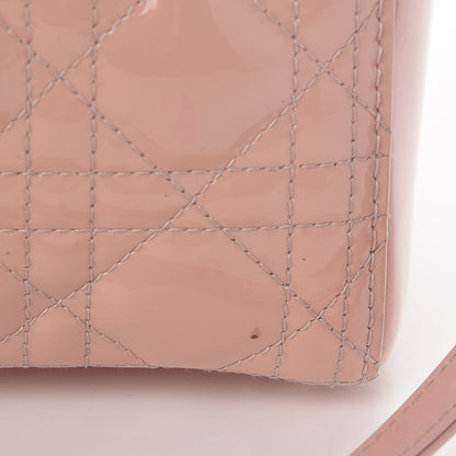 Christian Dior Patent Cannage Large Lady Dior Light Pink 14 of 14