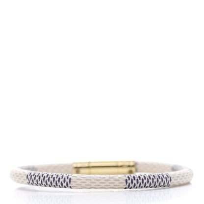 Louis Vuitton Damier Azur Keep It Bracelet 17 3 of 5