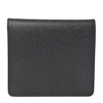 Louis Vuitton Taiga Porte Billets 3 Cartes Billfold Wallet Coin Case Ardoise 1 of 9