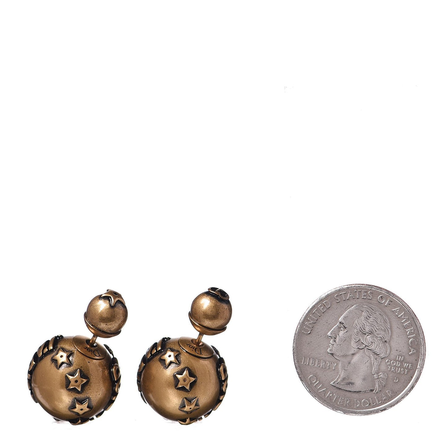 Metal J'Adior Mise En Dior Tribal Earrings Gold