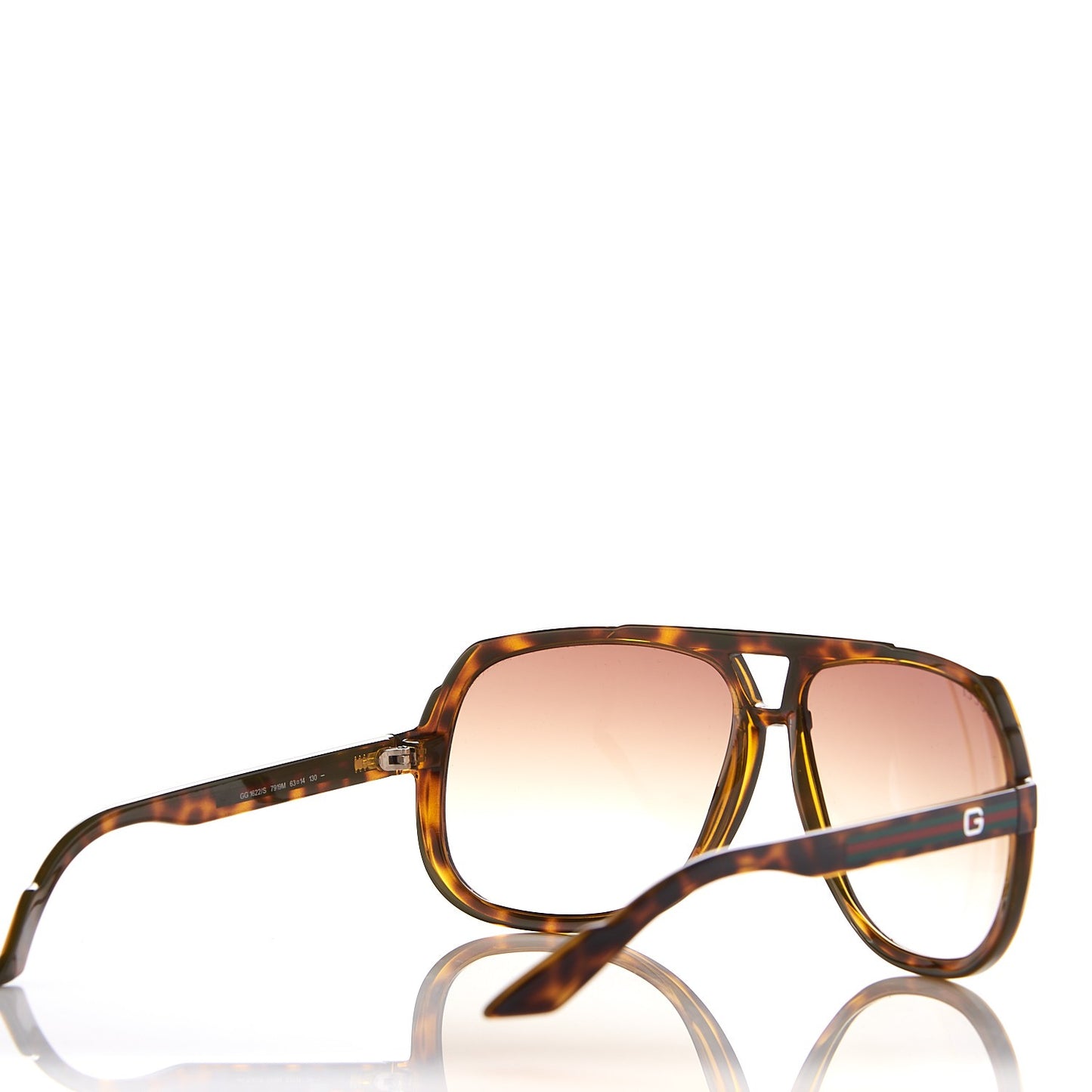 Acetate Aviator Sunglasses GG 1622/S Tortoise