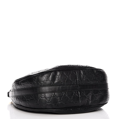 Gucci Guccissima Medium GG Twins Hobo Black 4 of 15