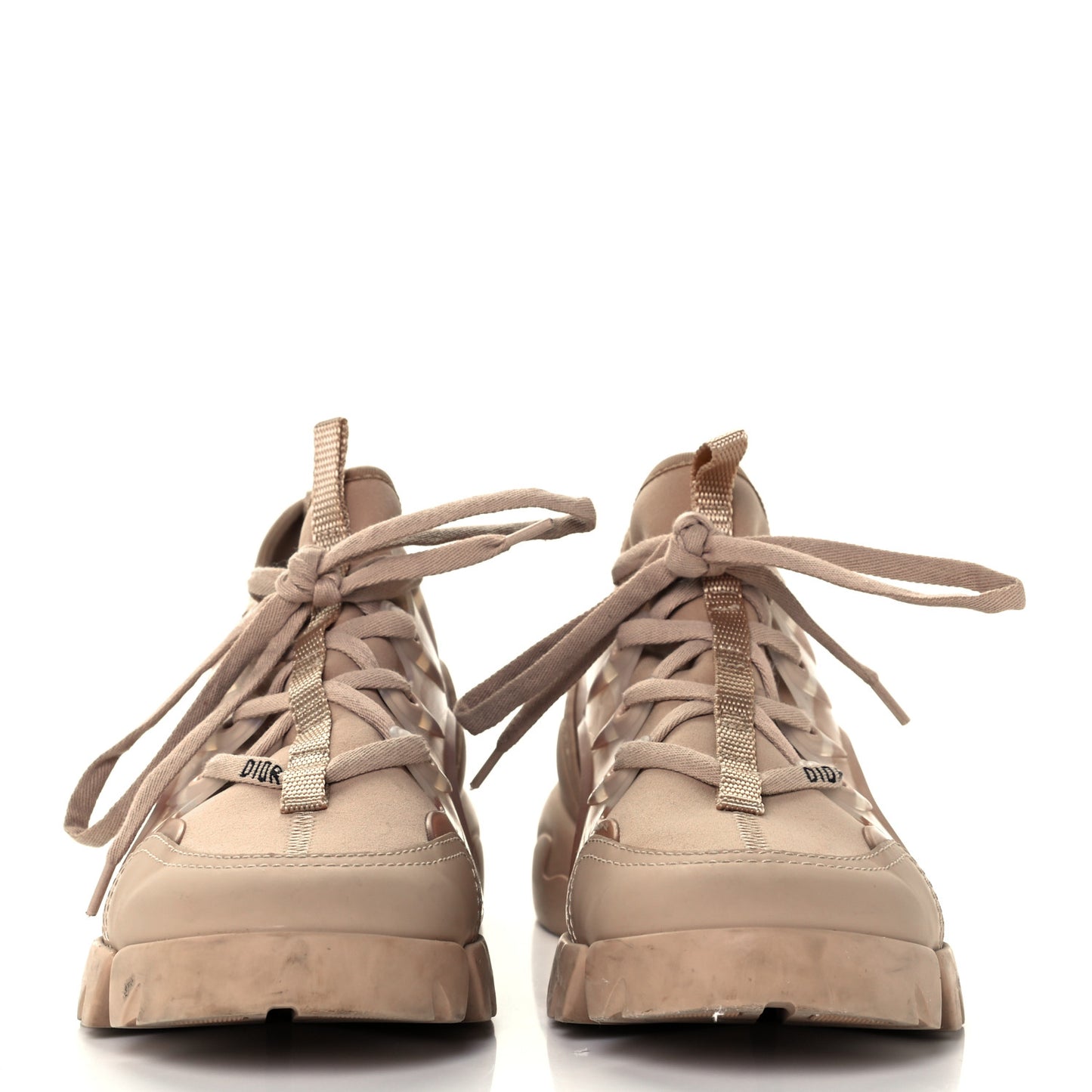 Neoprene Rubber Womens D-Connect Sneakers 38 Nude
