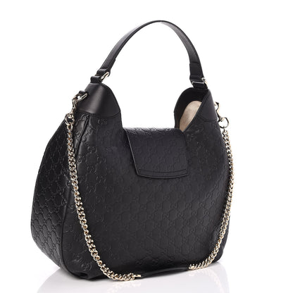 Gucci Guccissima Medium Emily Hobo Black 3 of 7