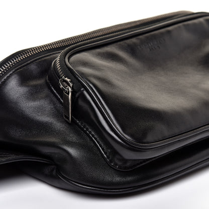 Saint Laurent Lambskin Subway Belt Bag Black 6 of 11