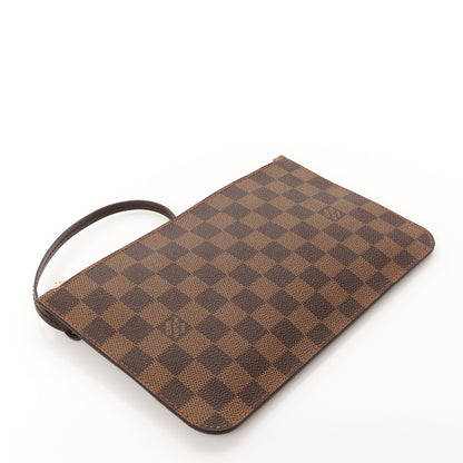 Louis Vuitton Damier Ebene Neverfull MM GM Pochette Rose Ballerine 4 of 7
