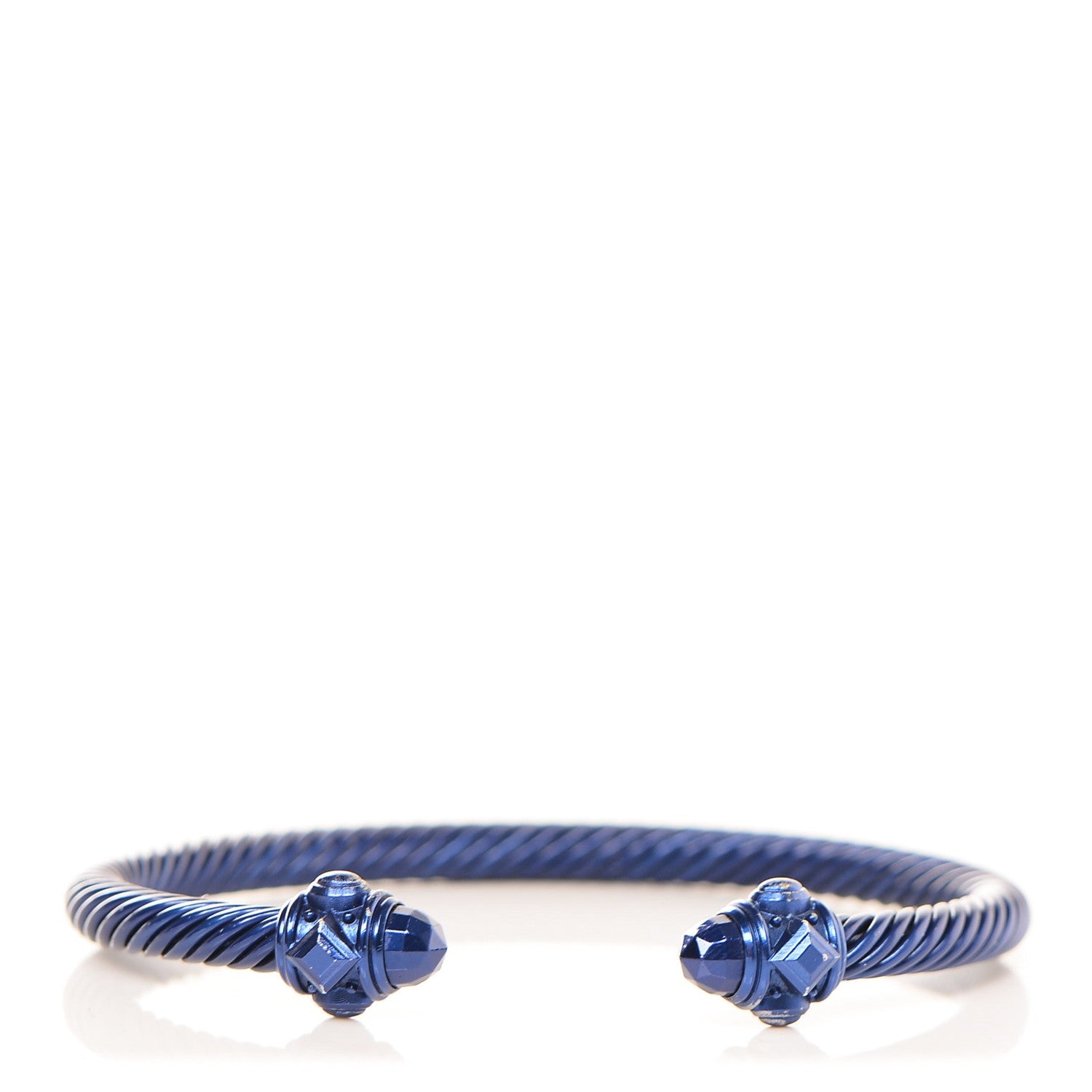 David Yurman Aluminum 5mm Renaissance Bracelet Blue 1 of 5