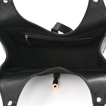 Gucci Monogram Calfskin Large Bardot Tote Black 5 of 13