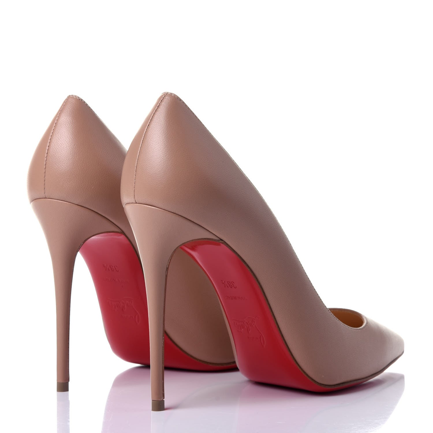 Christian Louboutin Kid So Kate 100 Pumps 38.5 Nude 4 of 10