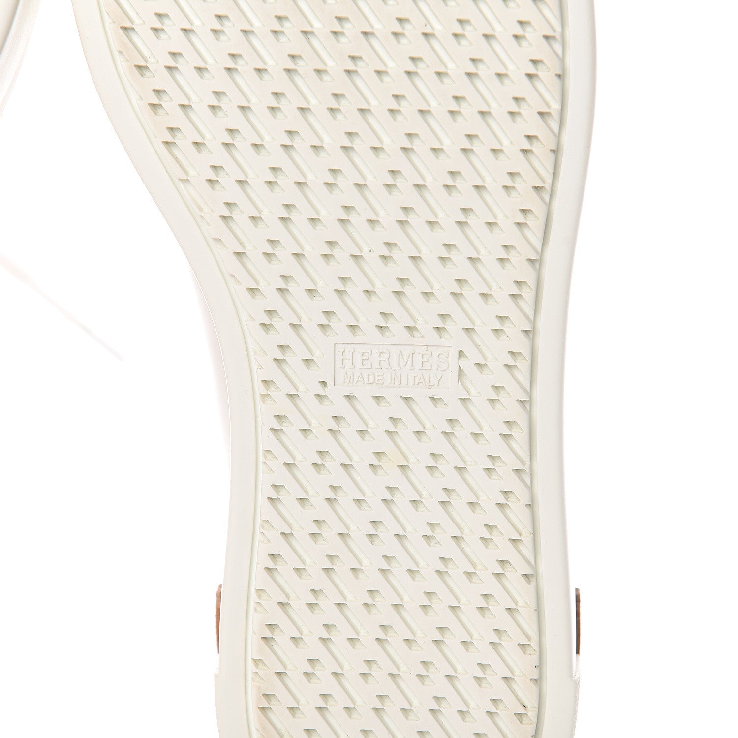Hermes Calfskin Polo Sneakers 38 White 7 of 9