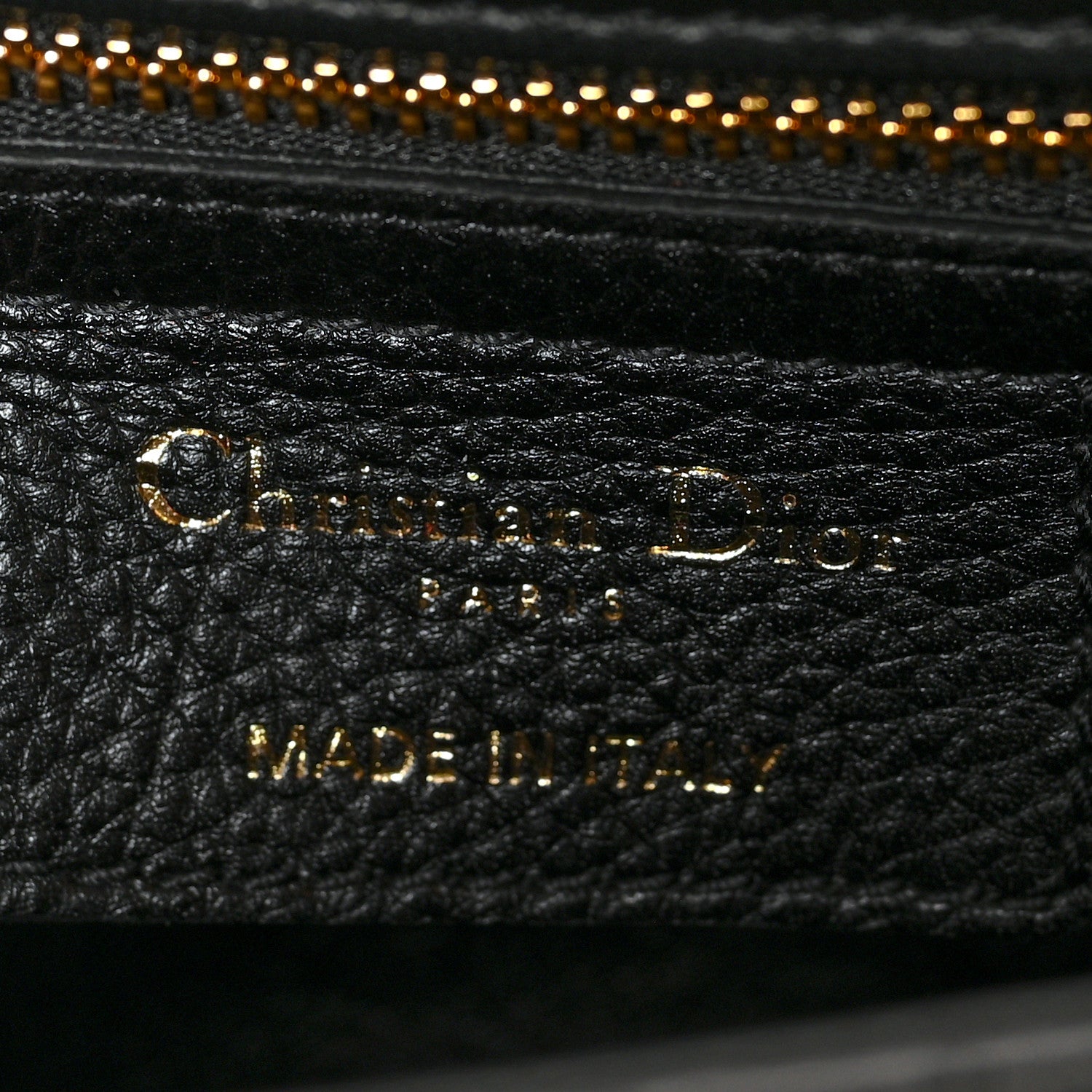 Christian Dior Calfskin Cannage Medium Caro Bag Black 6 of 10