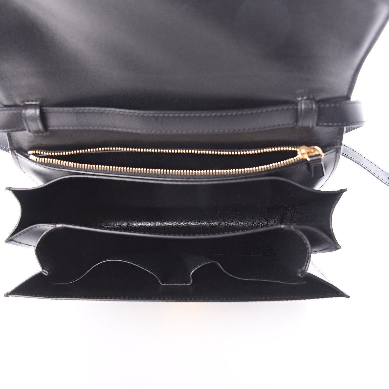 Celine Box Calfskin Medium Classic Box Flap Bag Black 4 of 7