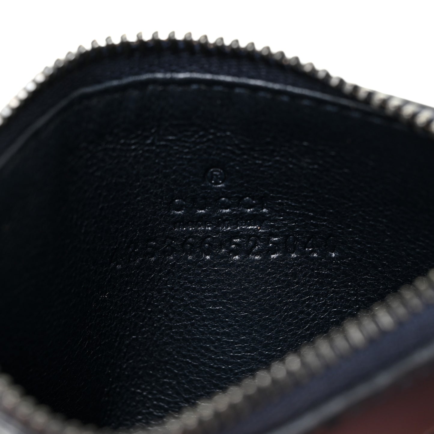 Guccissima Signature Coin Case Card Holder Blue