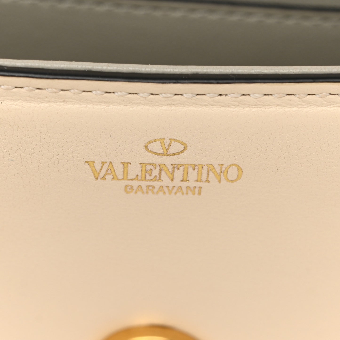 Calfskin Vlogo Small Loco Shoulder Bag Light Ivory