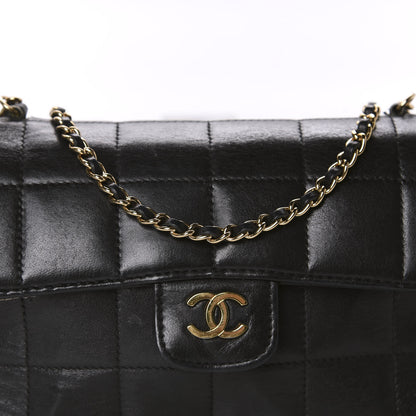 Chanel Lambskin Quilted Mini Chocolate Bar Camellia Flap Black 11 of 11