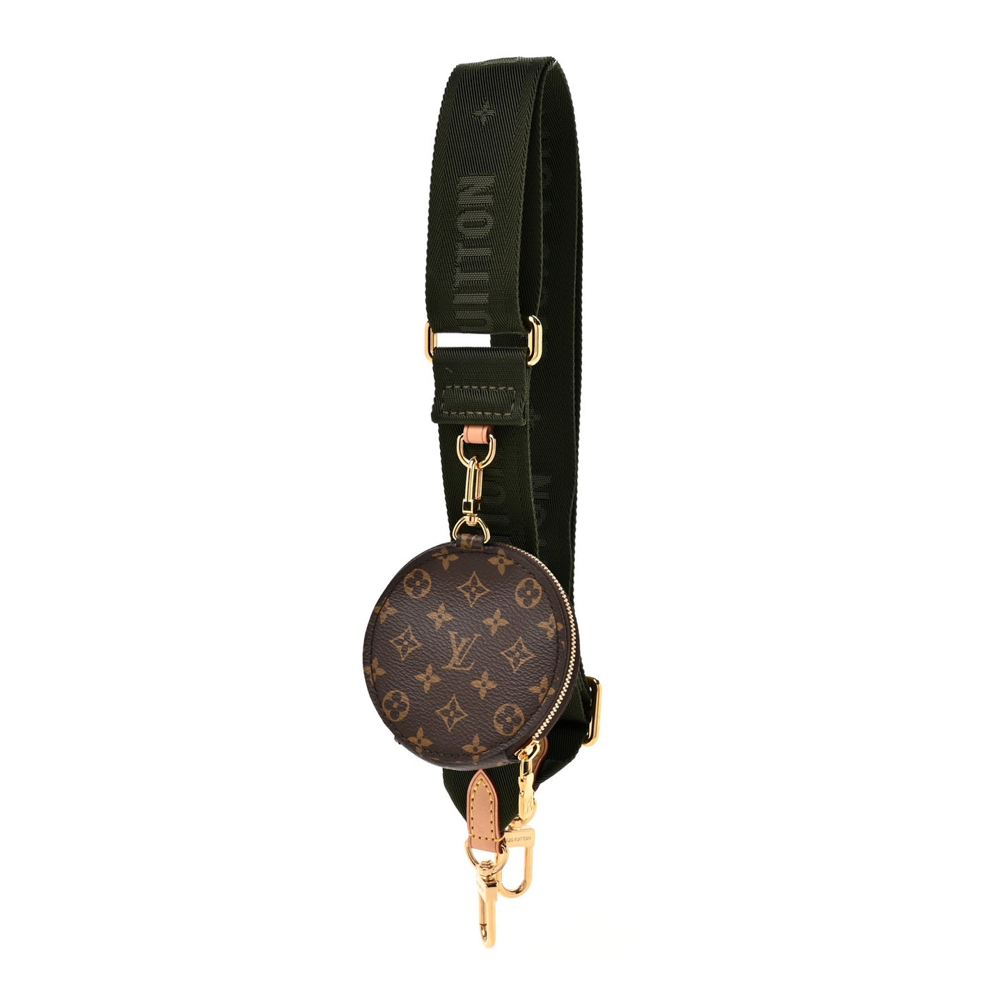 Monogram Multi Pochette Accessories Bandouliere Shoulder Strap Kaki