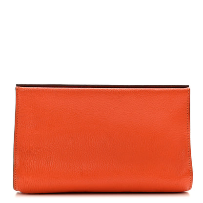 Hermes Chèvre Mysore Karo GM Orange 1 of 12
