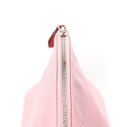 Hermes Lambskin Swift Tohubohu Pouch PM Rose Sakura Vermillion 8 of 8