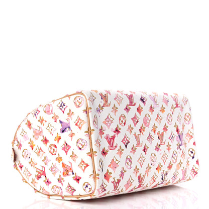 Louis Vuitton Watercolor Aquarelle Speedy 35 White 4 of 12