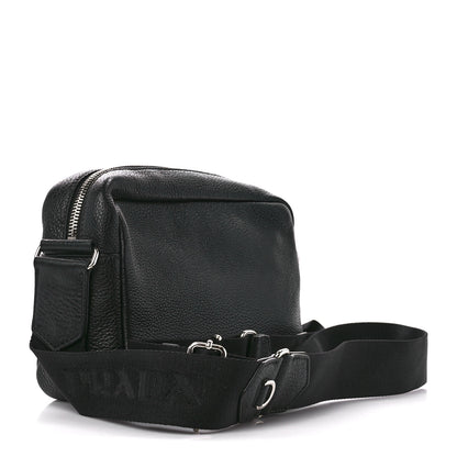Prada Vitello Daino Camera Crossbody Black 3 of 10