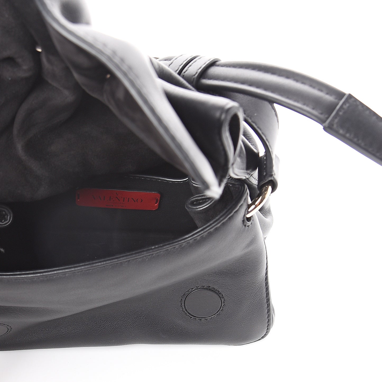 Smooth Calfskin Mini Bloomy Crossbody Bag Black