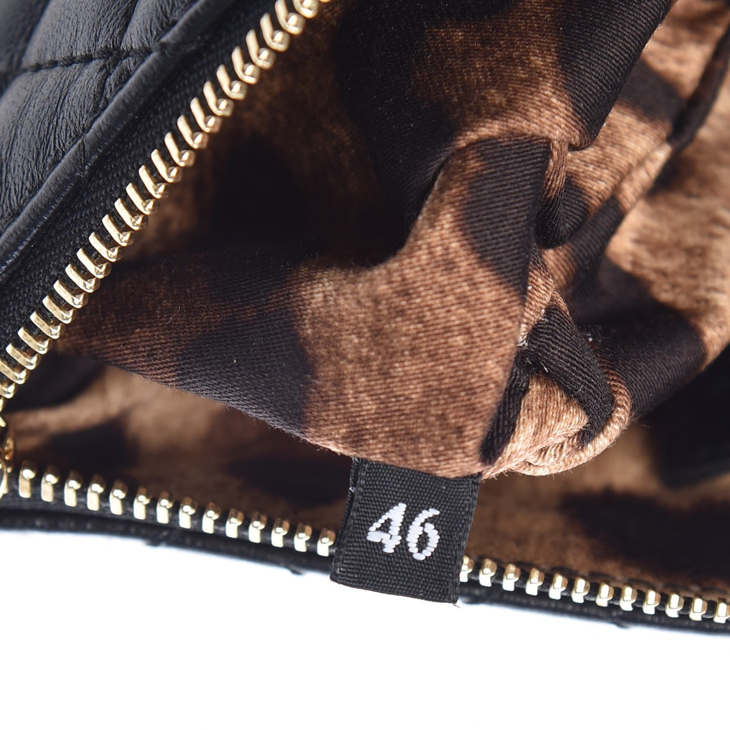 Dolce & Gabbana Lambskin Watersnake Embellished Pochette Black 7 of 7