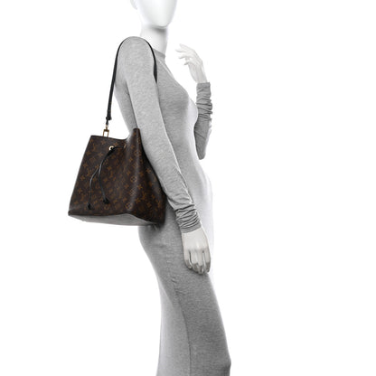 Louis Vuitton Monogram Neonoe MM Black 2 of 10