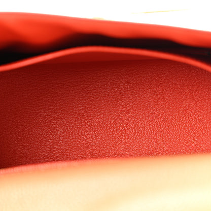 Hermes Togo Horseshoe Kelly Sellier 25 Gold Capucine 5 of 12
