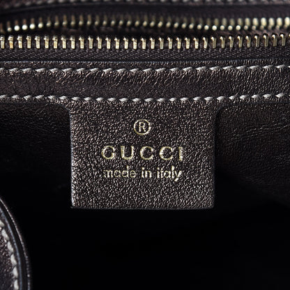 Gucci Python Large Indy Top Handle Hobo Metallic Brown 6 of 12