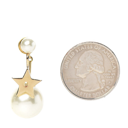 Christian Dior Pearl My ABCDior Tribales Etoile Earring Gold 2 of 3