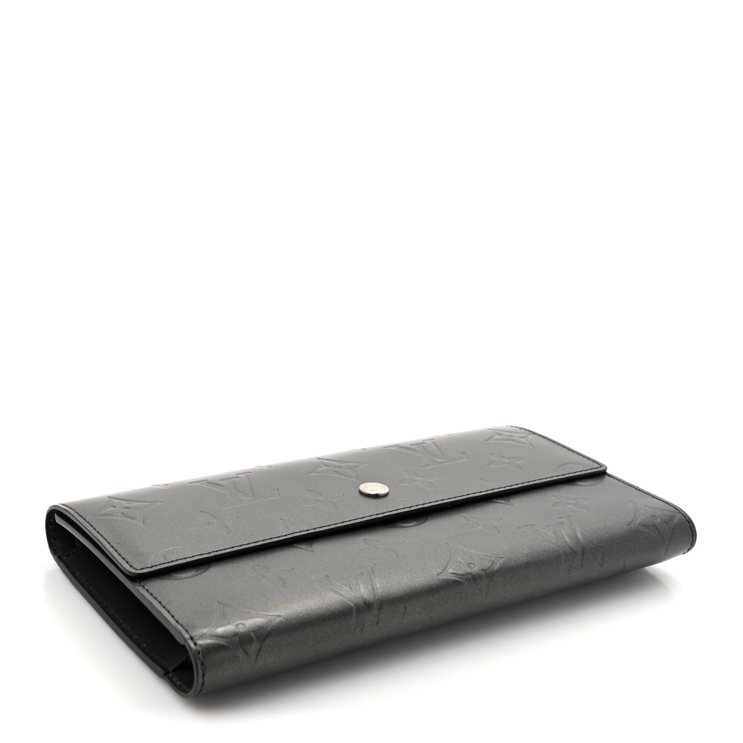 Mat Monogram Porte Tresor International Wallet Gris