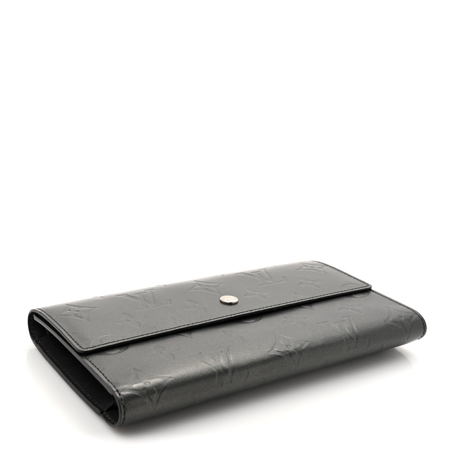 Louis Vuitton Mat Monogram Porte Tresor International Wallet Gris 4 of 11