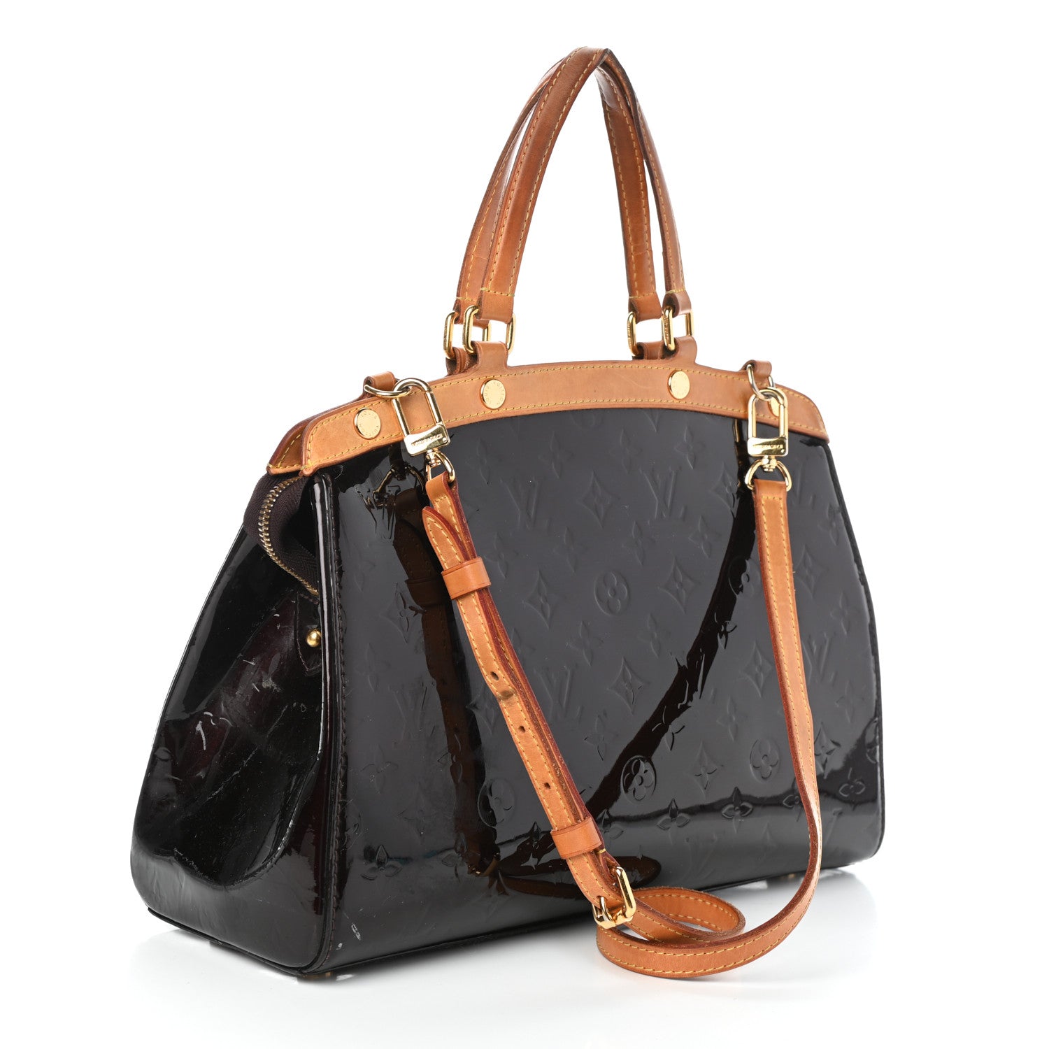 Louis Vuitton Vernis Brea MM Amarante 3 of 9