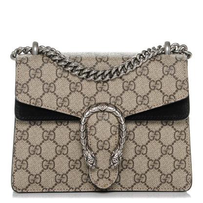 Gucci GG Supreme Monogram Mini Dionysus Shoulder Bag Black 1 of 6