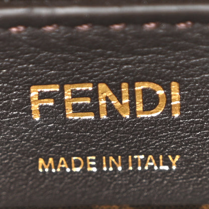 Fendi Canvas Vitello FF Multicolor Embroidered Mini By The Way Top Handle Boston Bag Multicolor 6 of 10