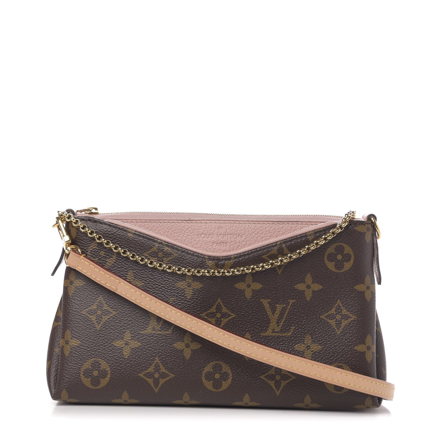 Monogram Pallas Clutch Rose Poudre