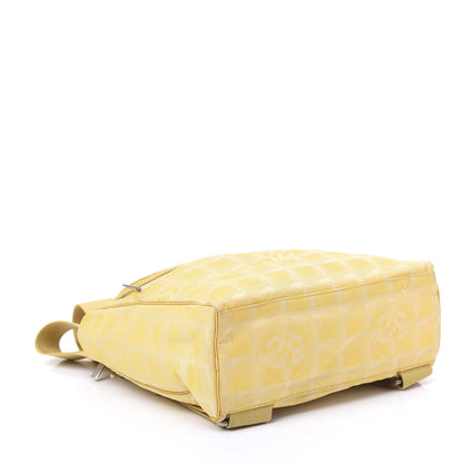 Chanel Nylon Travel Backpack Yellow 3 of 11