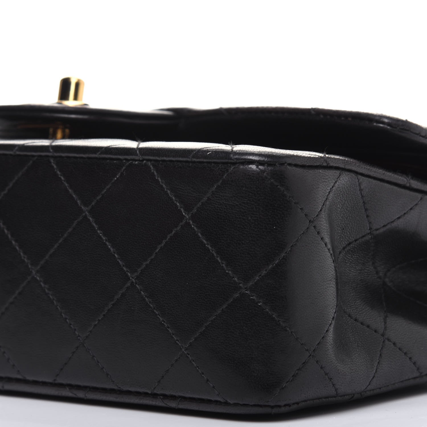 Chanel Lambskin Quilted Small Double Flap Black 13 of 14