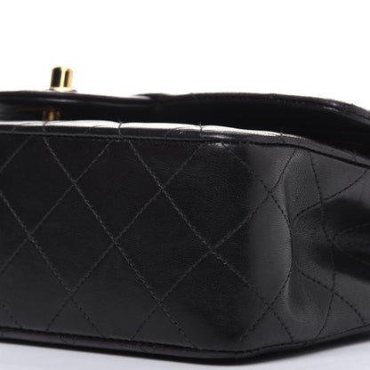 Chanel Lambskin Quilted Small Double Flap Black 13 of 14