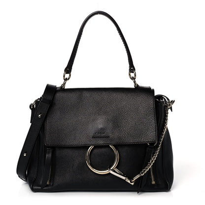 Chloe Calfskin Small Faye Day Shoulder Bag Black 1 of 11