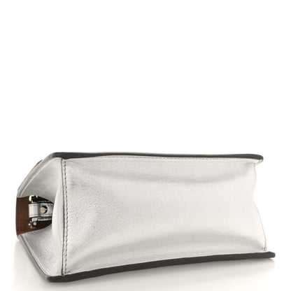 Fendi Agnello Old Shine Small Kan U Shoulder Bag Silver 4 of 15